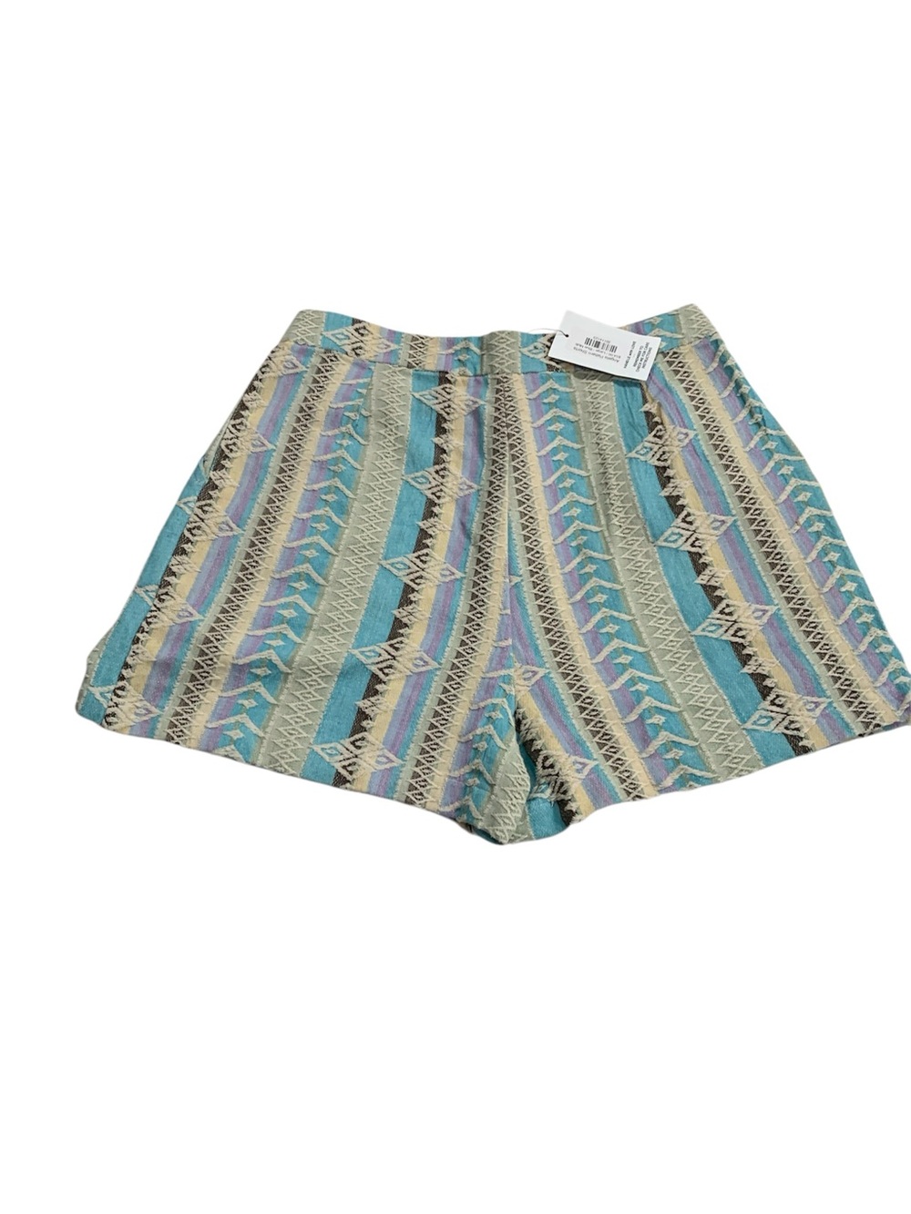 Molly Green Size Large 100% Cotton Shorts Striped Colorful Boho NEW - Picture 2 of 5